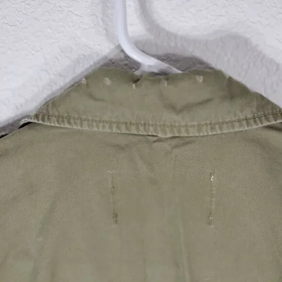 J. Crew Womans XS Boyfriend Fatigue Parka Field Cargo Jacket Utility Green - Picture 12 of 12